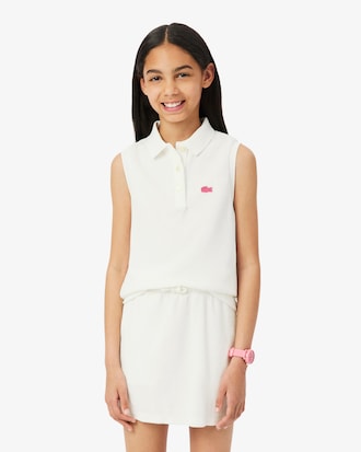 Polo sans manches en tissu &eacute;ponge