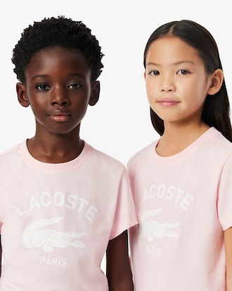 T-shirt coton imprimé signature