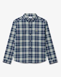 Chemise &agrave; carreaux coton Oxford