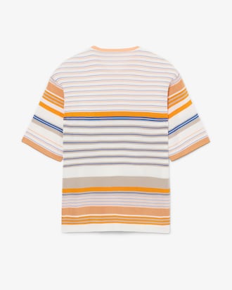 T-shirt jersey satin&eacute; ray&eacute; D&eacute;fil&eacute;