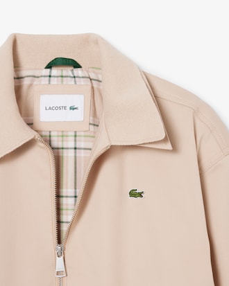 Veste gabardine stretch double col