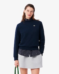 Sweatshirt relaxed fit col rond molleton