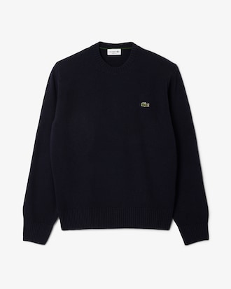 Pull en laine col rond