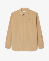 Chemise velours c&ocirc;tel&eacute; regular fit