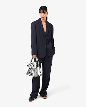 Blazer Piqu&eacute; fluide