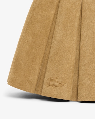 Petit sac Lenglen en cuir su&egrave;de