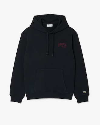 Sweatshirt &agrave; capuche marquages brod&eacute;s