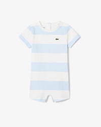 Combinaison layette b&eacute;b&eacute; interlock ray&eacute;e
