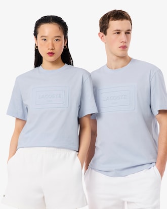 T-shirt coton marquage emboss&eacute;