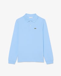 Polo manches longues en Petit Piqu&eacute;