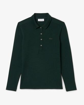 Polo L.12.D slim fit en mini Piqu&eacute; stretch