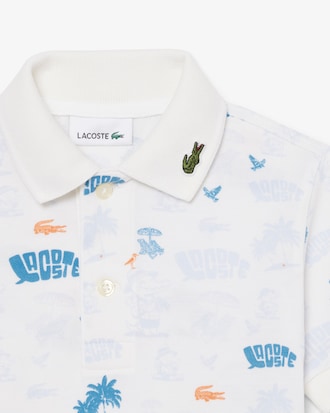 Polo mini Piqu&eacute; imprim&eacute;