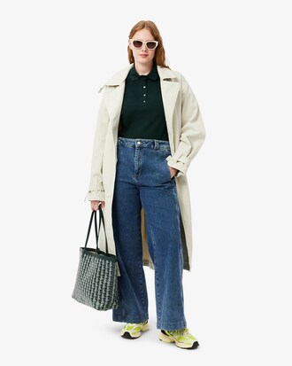 Polo L.12.D slim fit en mini piqu&eacute; stretch