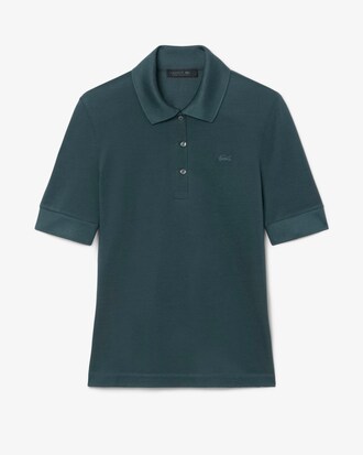 Polo Piqu&eacute; soie slim fit D&eacute;fil&eacute;