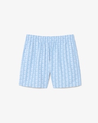 Maillot de bain mi-long imprim&eacute; monogramme