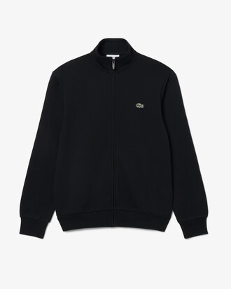 Sweatshirt zipp&eacute; molleton coton