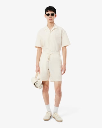 Short seersucker coton