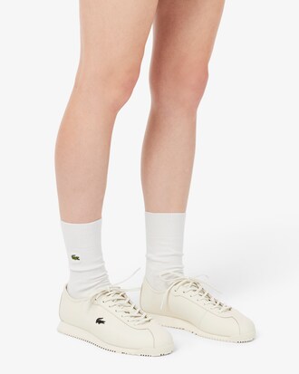 Sneakers Club-Low femme en cuir