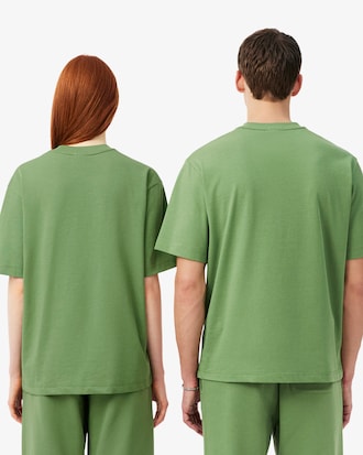 T-shirt loose fit jersey &eacute;pais