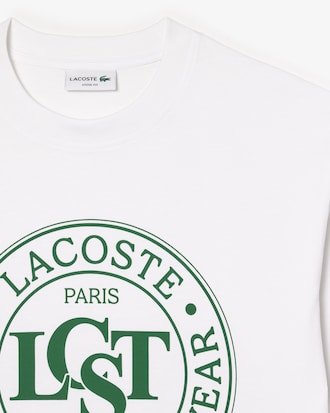T-shirt loose fit coton épais imprimé