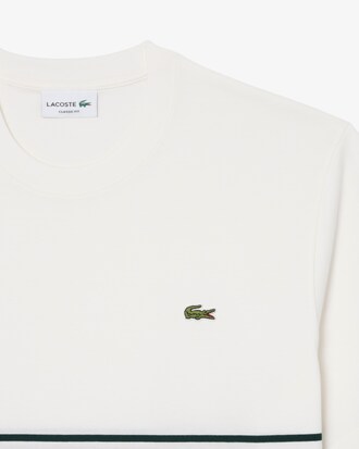T-shirt jersey ray&eacute; color-block