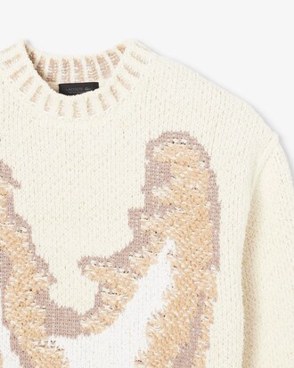 Pull crocodile jacquard Défilé