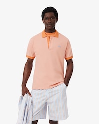 Polo classic fit c&ocirc;tes contrastantes
