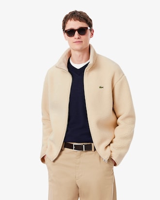 Veste sherpa col montant