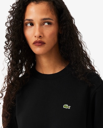 Sweatshirt relaxed fit col rond molleton
