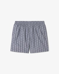 Maillot de bain mi-long imprim&eacute; monogramme