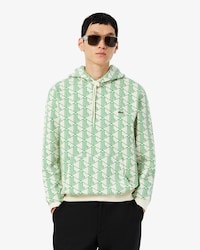Sweatshirt à capuche molleton monogramme