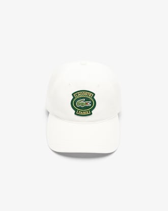 Casquette coton avec badge
