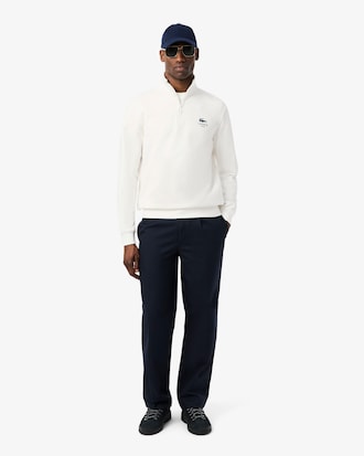 Sweatshirt col montant zippé imprimé