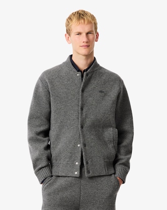 Bomber jersey de laine mérinos