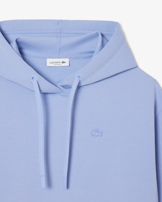 Sweatshirt &agrave; capuche court coton
