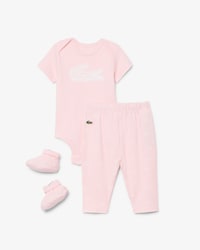 Ensemble layette nouveau-n&eacute; coton imprim&eacute;