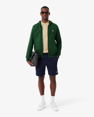 Sweatshirt &agrave; capuche zipp&eacute; molleton