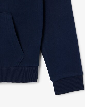 Sweatshirt zipp&eacute; &agrave; capuche mixte molleton