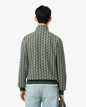 Veste de surv&ecirc;tement zipp&eacute;e Paris jacquard