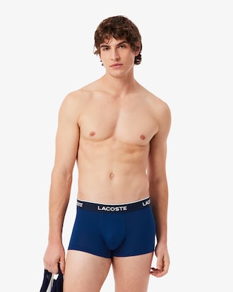 Lot de 3 boxers courts coton stretch