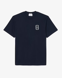 T-shirt jersey coton imprim&eacute; tennis