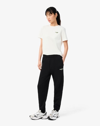 Pantalon de surv&ecirc;tement straight fit sigl&eacute;