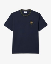 T-shirt fabriqu&eacute; en France rayures badge