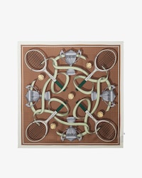 Foulard soie imprimé Défilé