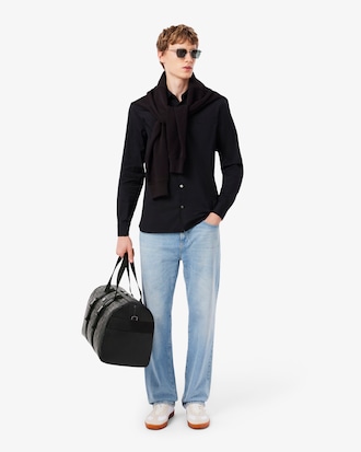 Grand sac week-end monogramme en cuir