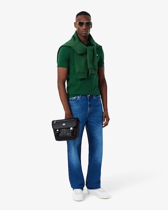 Petit sac messenger monogramme