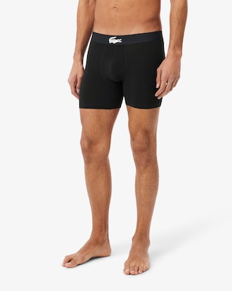 Lot de 3 boxers longs jersey stretch