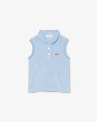 Polo sans manches en tissu &eacute;ponge