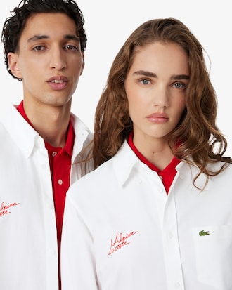 Chemise oxford regular fit Lacoste x Alpine