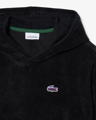 Sweatshirt &agrave; capuche velours